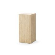 Cubie Plinth Medium | Cream Travertine gallery detail image