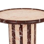 Pippa Stripe Marble Side Table gallery detail image