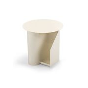 Zeke Round Side Table | Beige Cream gallery detail image