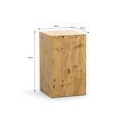 Calix Burl Plinth Small | Natural gallery detail image