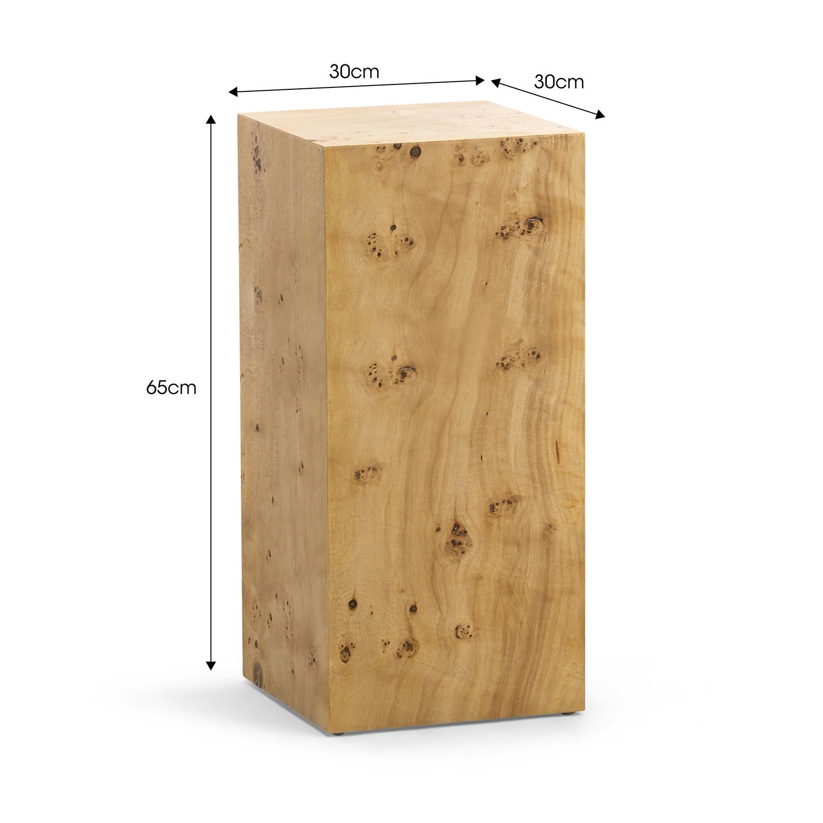 Calix Burl Plinth Medium | Natural gallery detail image