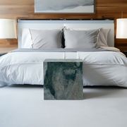 Cube Side Table - Green Marble | Natural Stone Co. gallery detail image