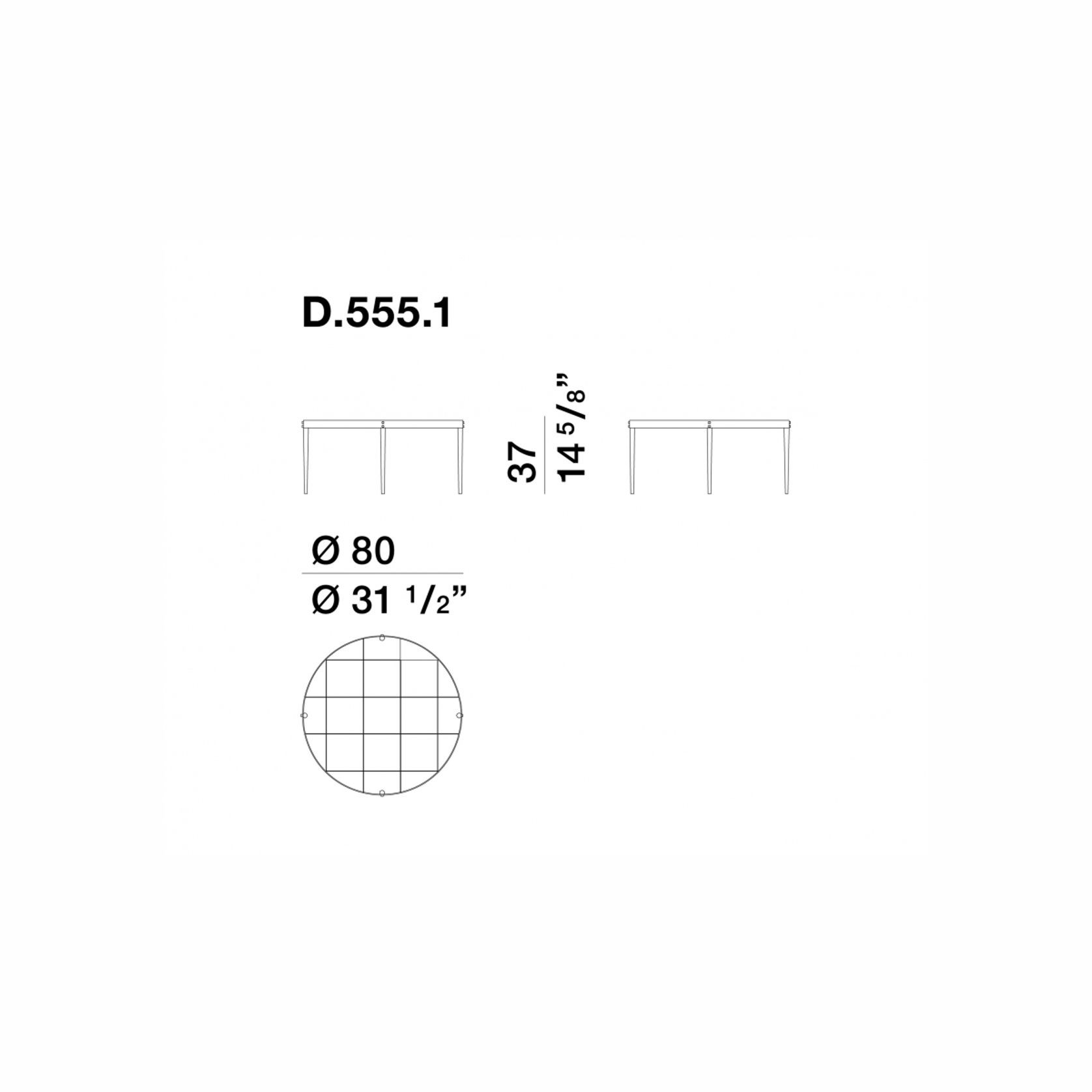 D.555.1 Side Table by Molteni&C gallery detail image