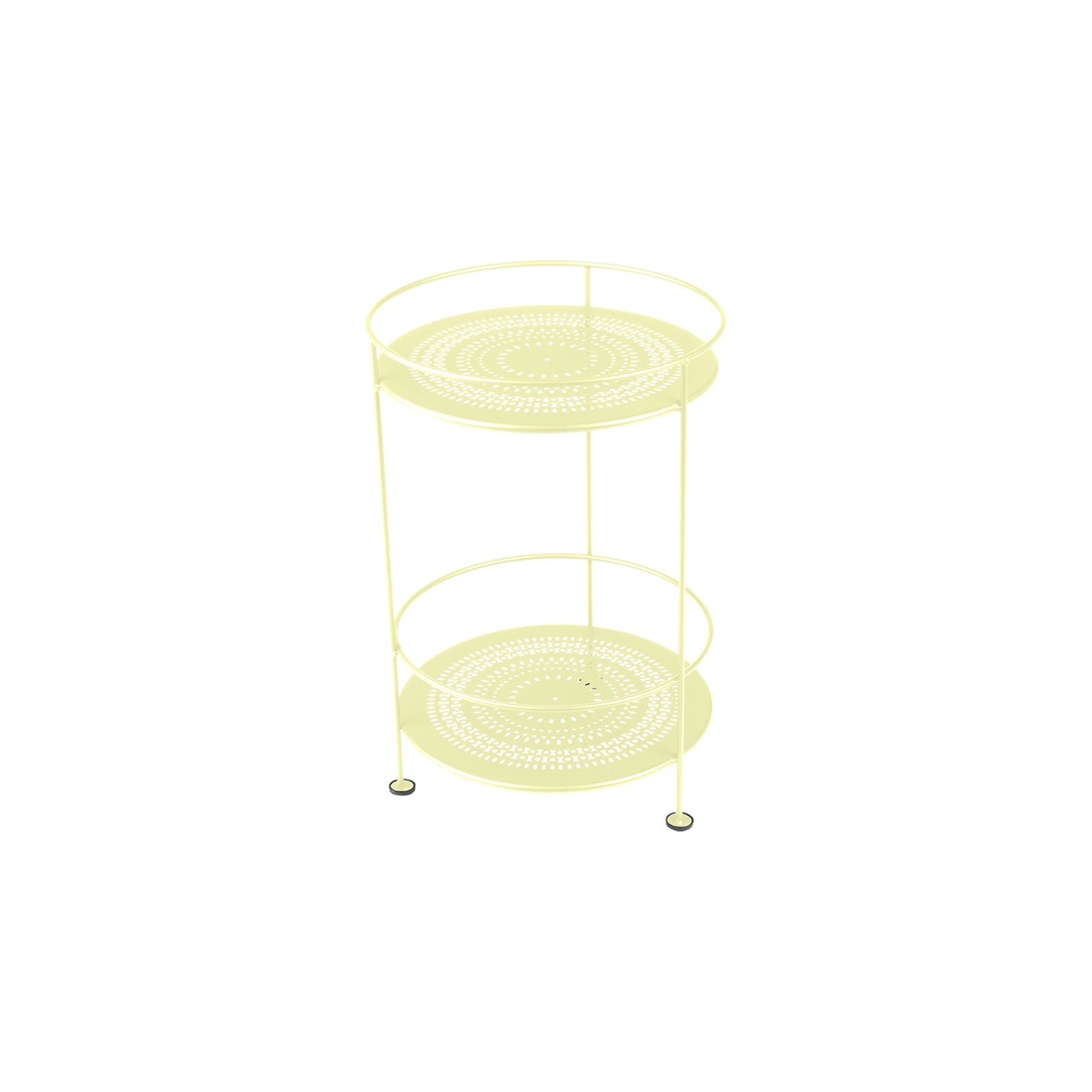 Guinguette Side Table with Perforated Double Top gallery detail image