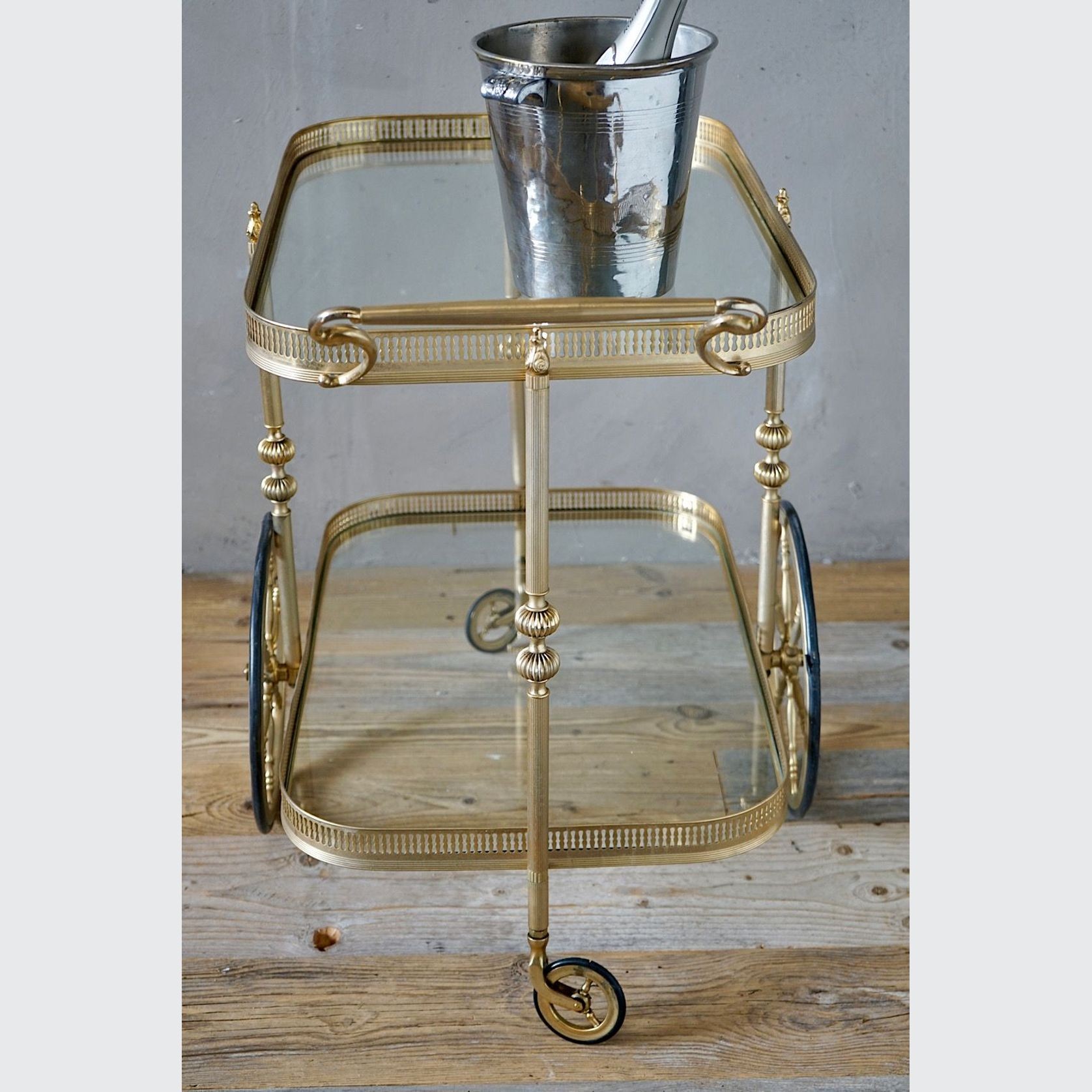 Vintage French Cocktail Trolley gallery detail image