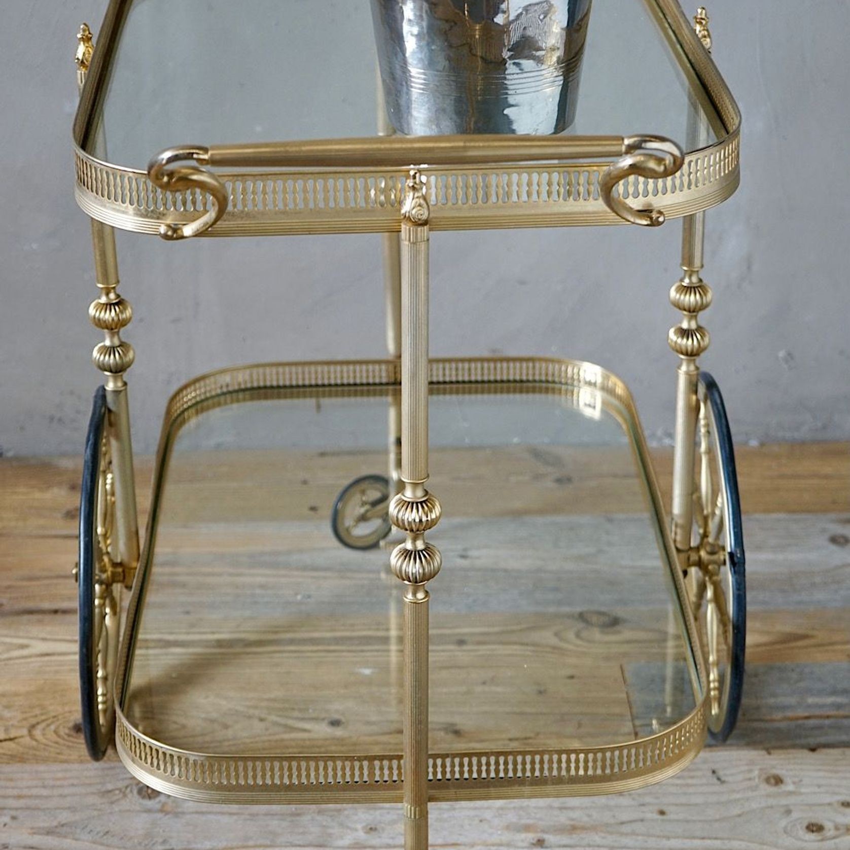 Vintage French Cocktail Trolley gallery detail image