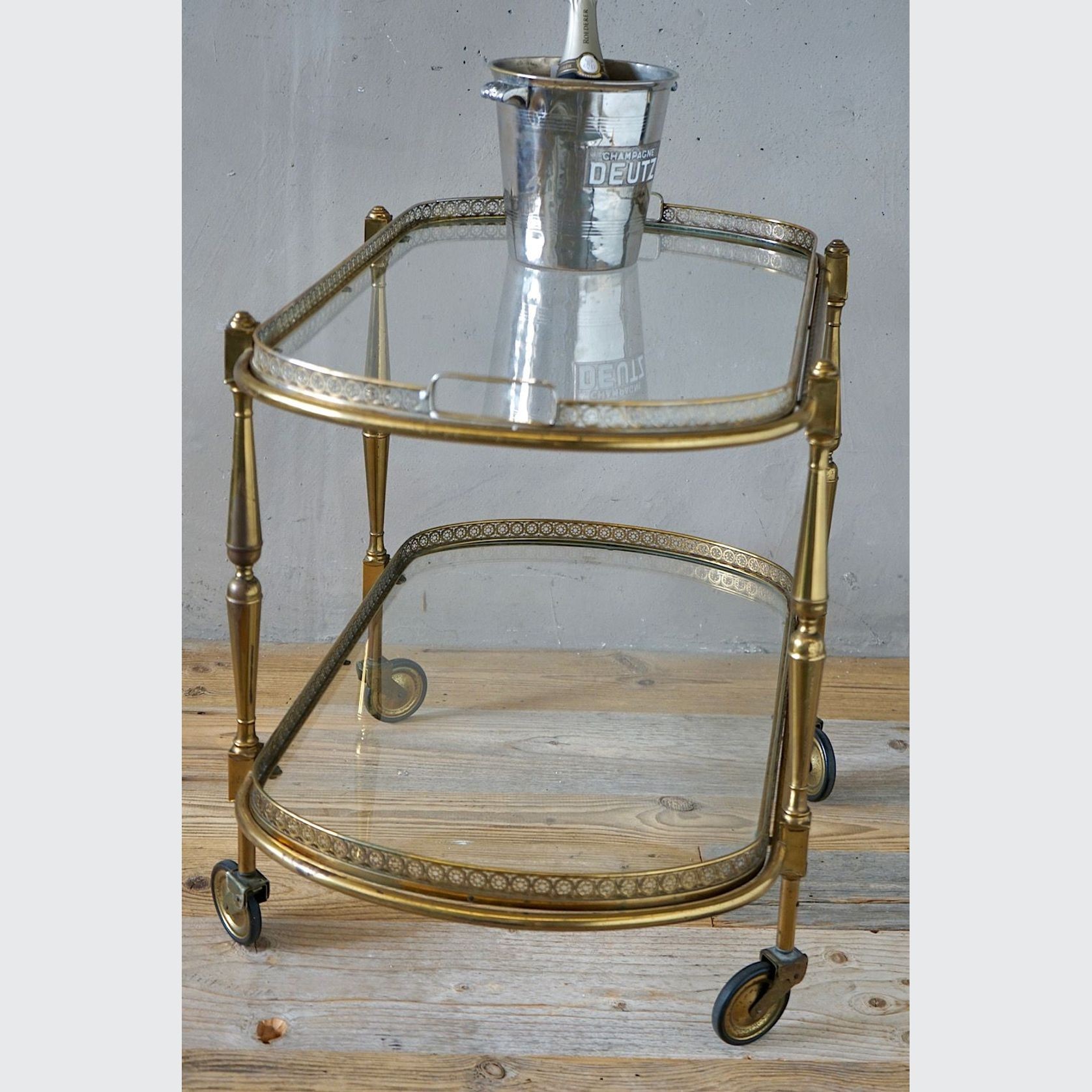 Vintage French Cocktail Trolley gallery detail image