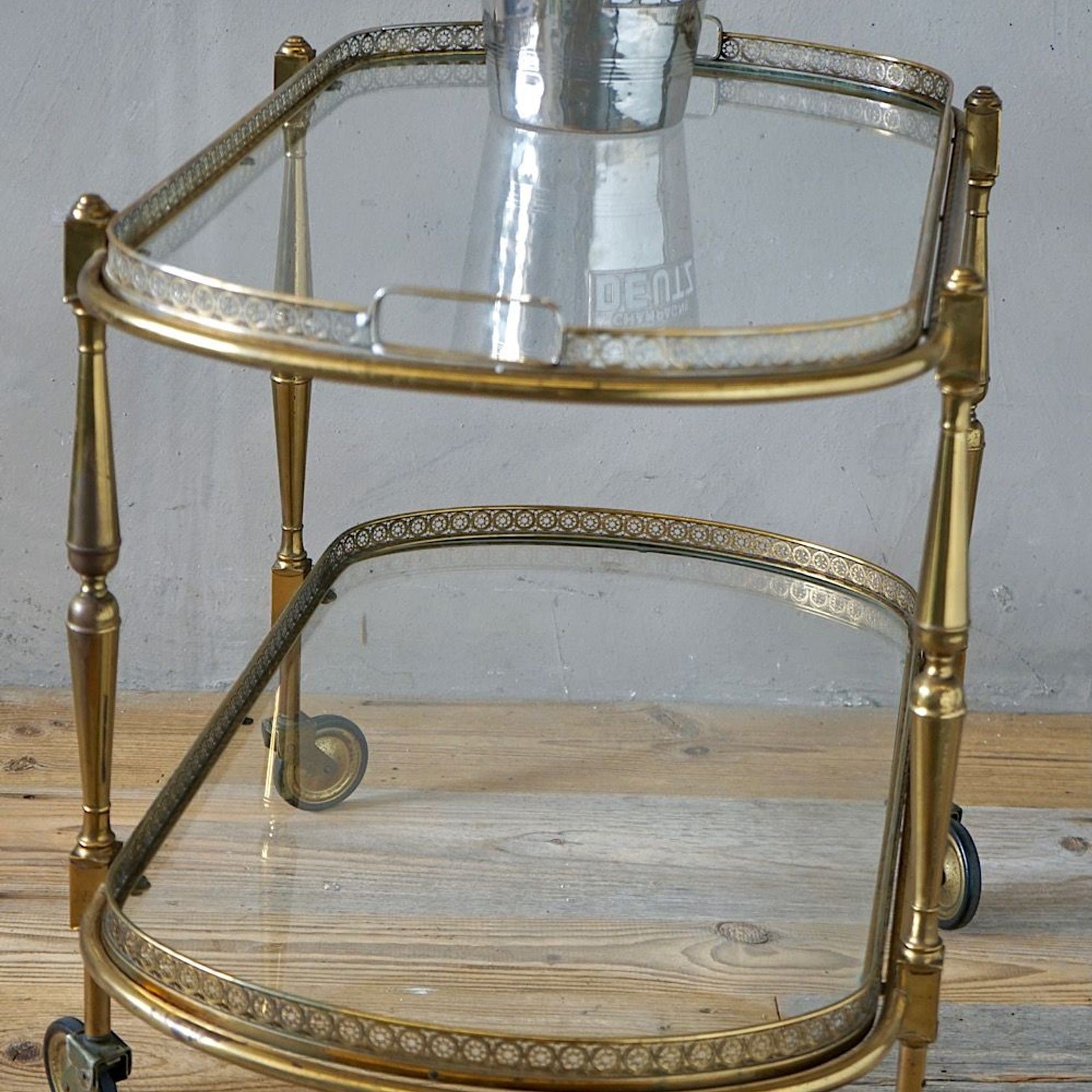 Vintage French Cocktail Trolley gallery detail image