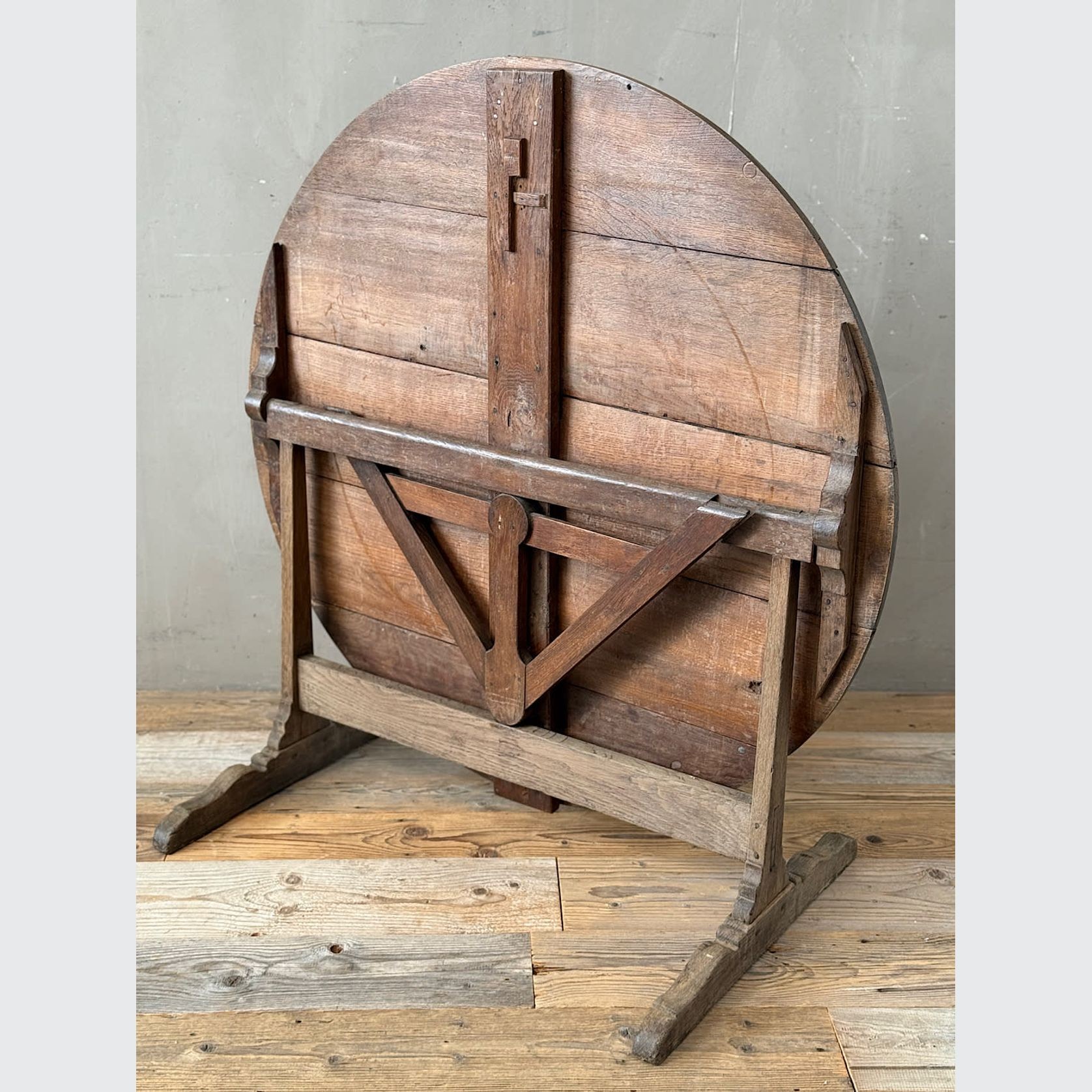 Antique French Oak Wine Harvest Table gallery detail image