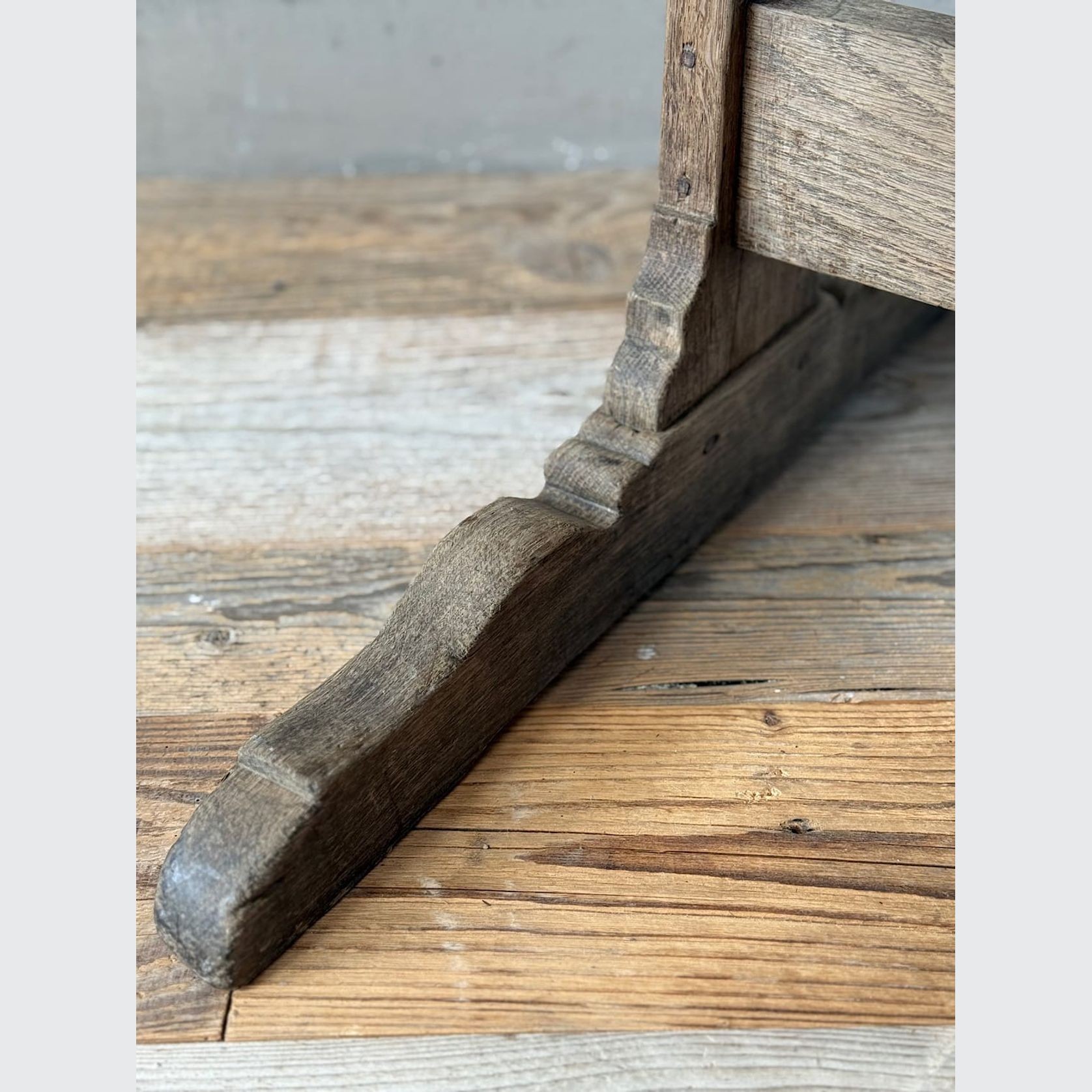 Antique French Oak Wine Harvest Table gallery detail image