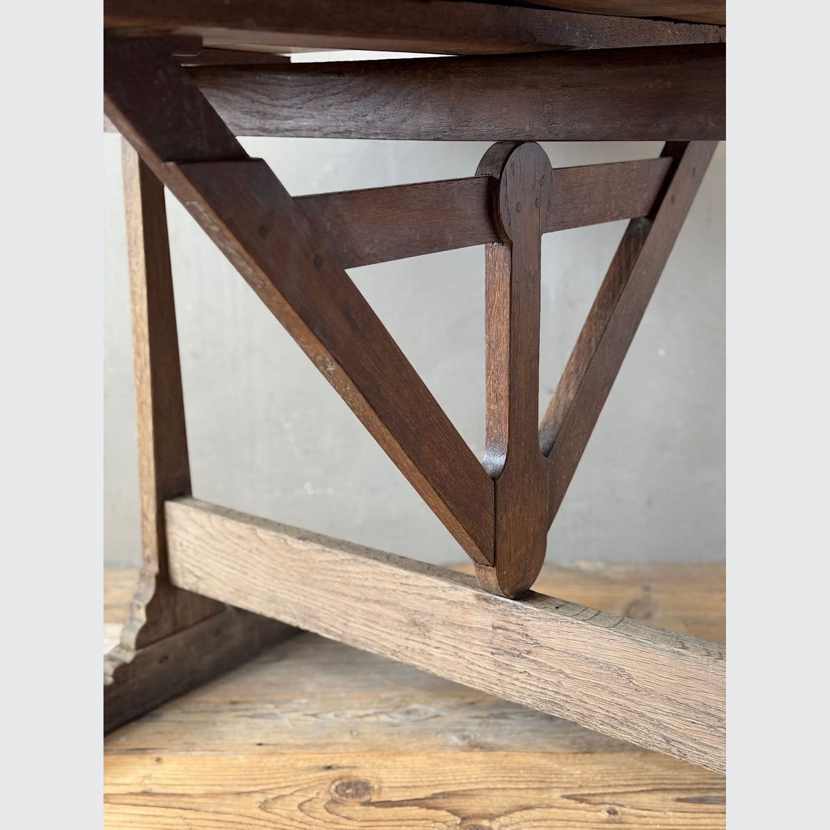 Antique French Oak Wine Harvest Table gallery detail image