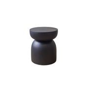 Pedestal Side Table - Black gallery detail image