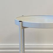 Sofia Round Side Table | White gallery detail image
