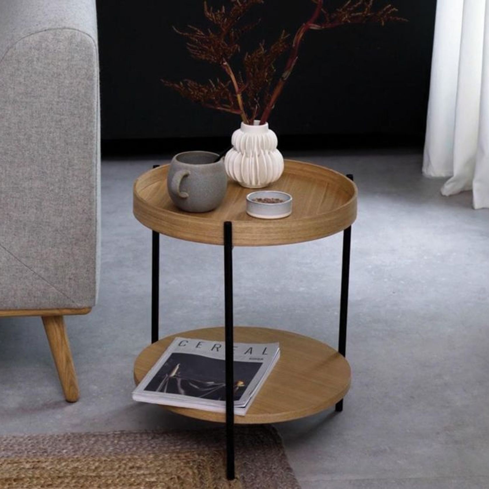 Layer Side Table - Natural gallery detail image
