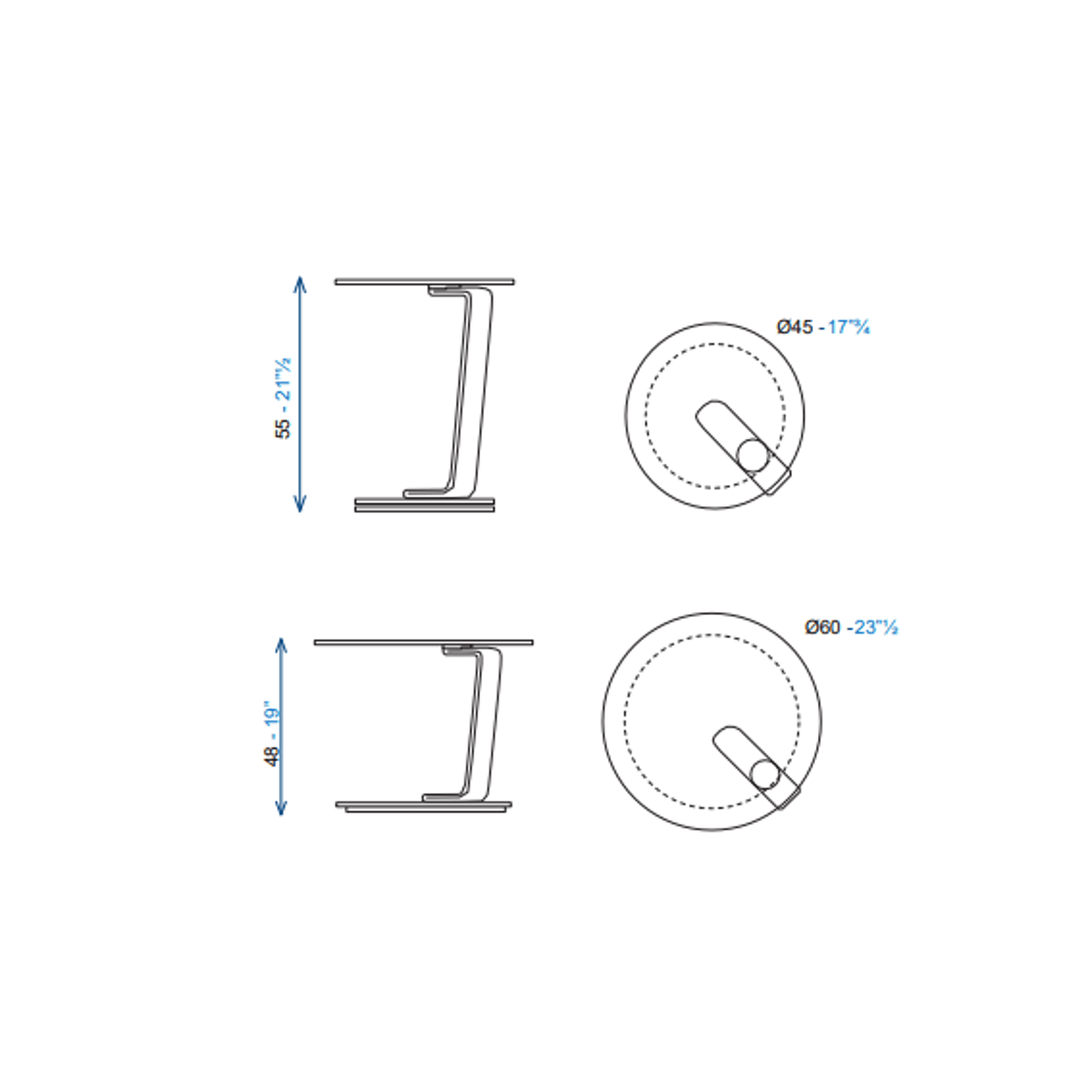 Quartet Occasional table - ceramic top gallery detail image