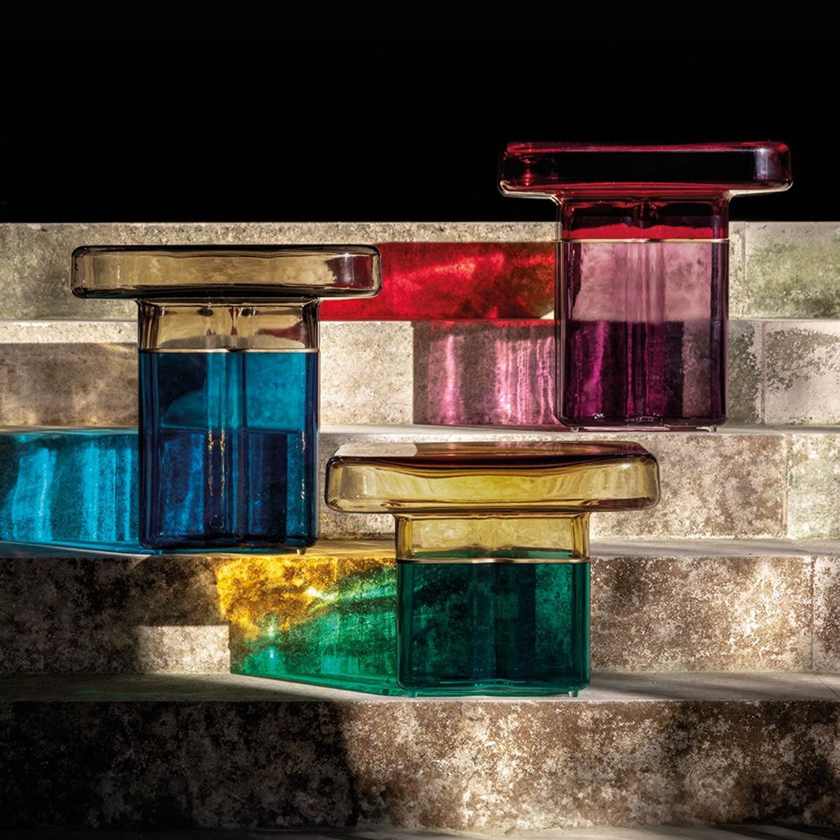 Tau Murano Side Tables gallery detail image