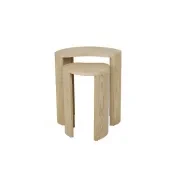Oberon Curve Nest Side Table gallery detail image