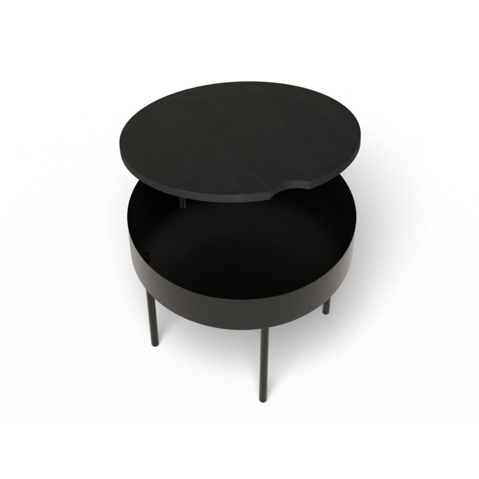 Tao Table - Small - Black gallery detail image