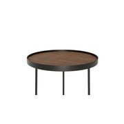 Alora Side Table - Black - Walnut gallery detail image