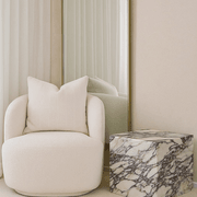 Cube Side Table - Viola Calacatta Marble | Natural Stone Co. gallery detail image