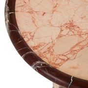 Pippa Stripe Marble Side Table gallery detail image