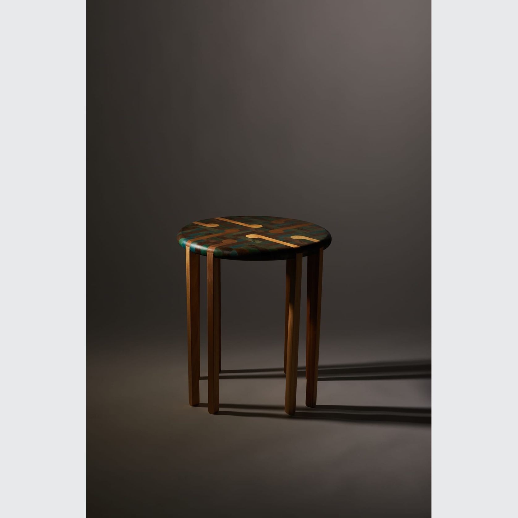 LETSWEAVE Side Table — Reclaimed Kauri & Rimu gallery detail image