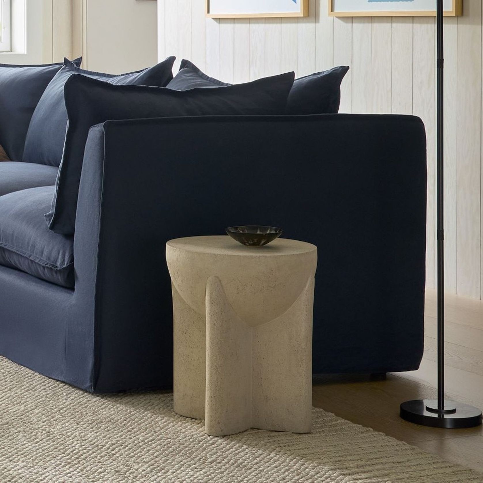 Monti Lava Stone Side Table gallery detail image