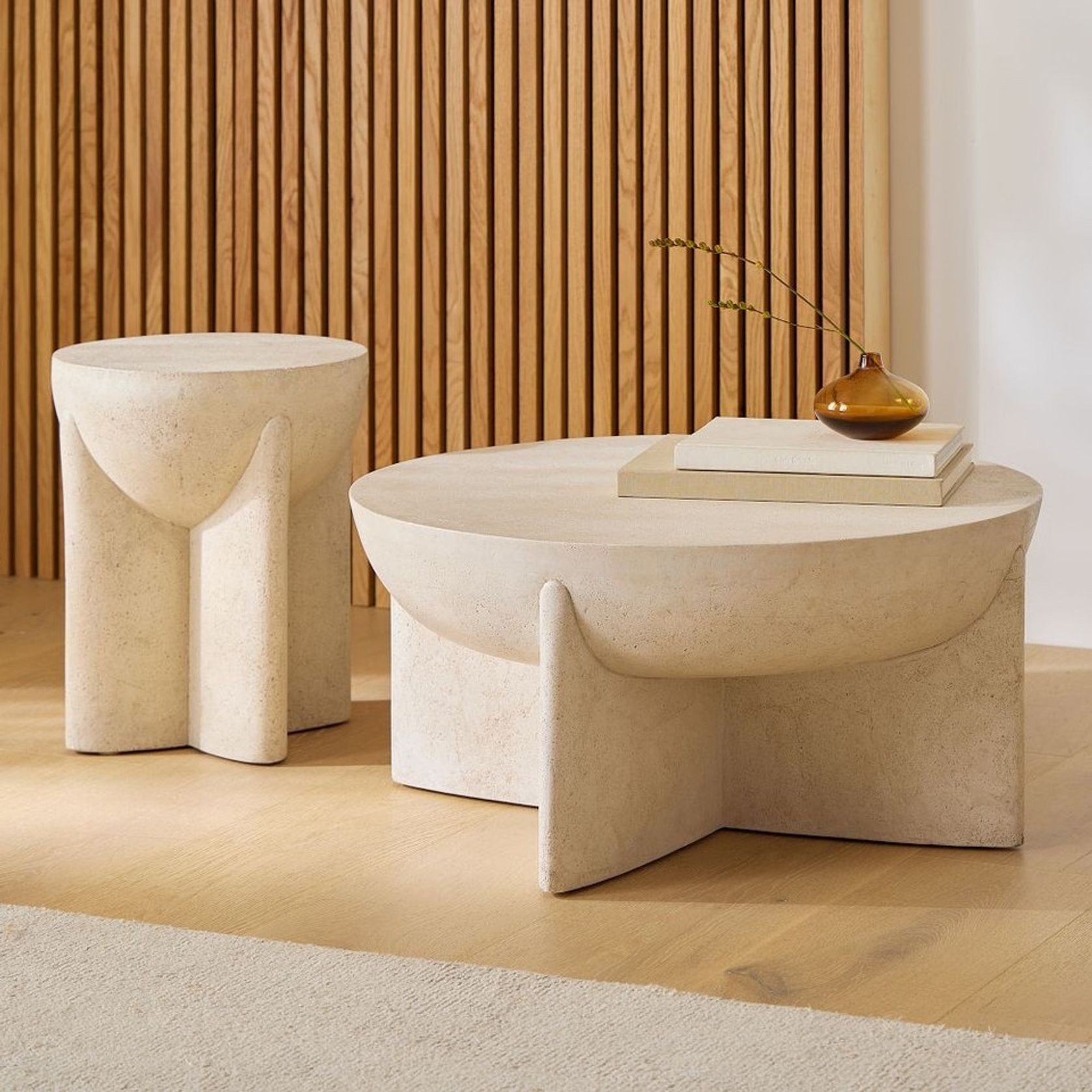 Monti Lava Stone Side Table gallery detail image