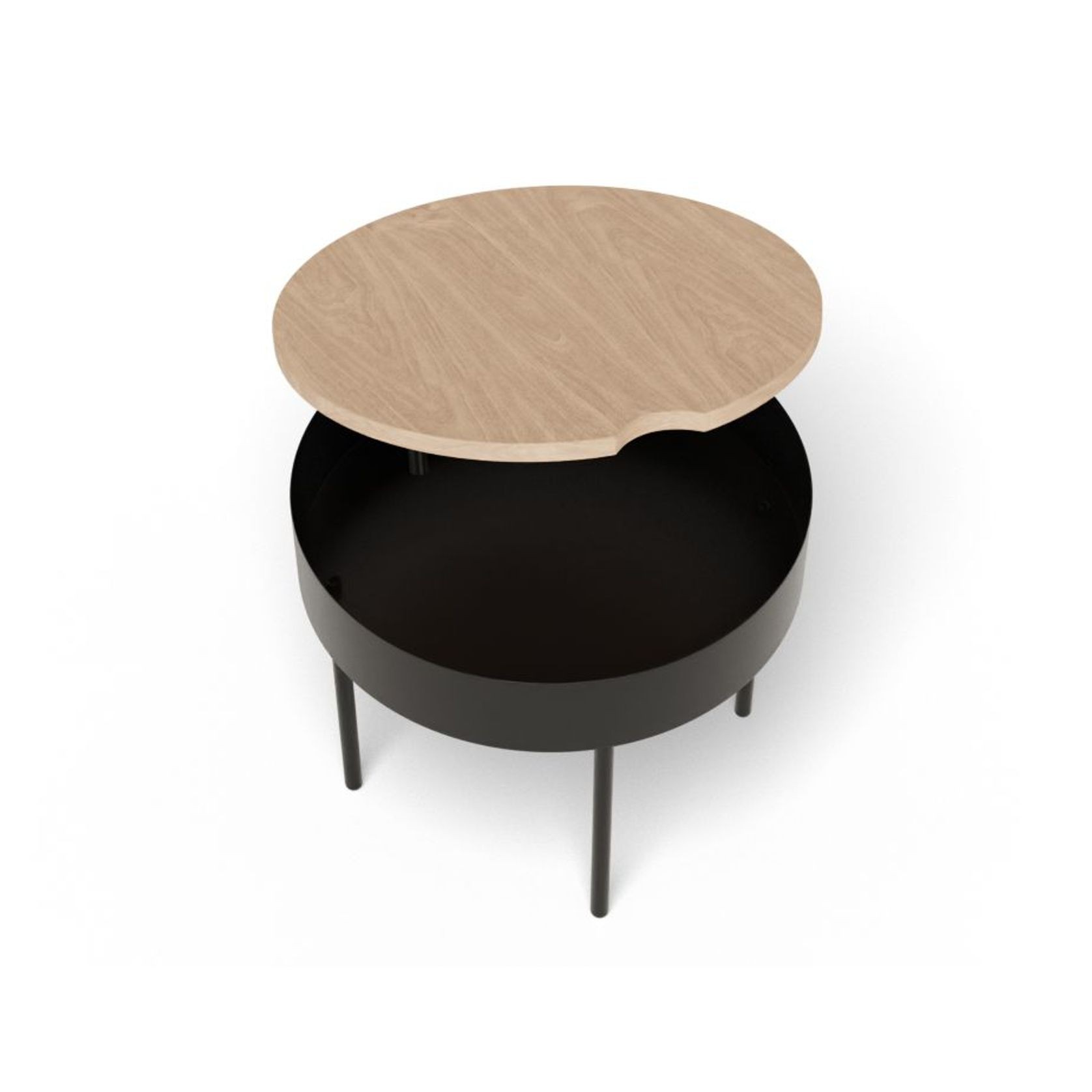 Tao Table - Small - Black gallery detail image