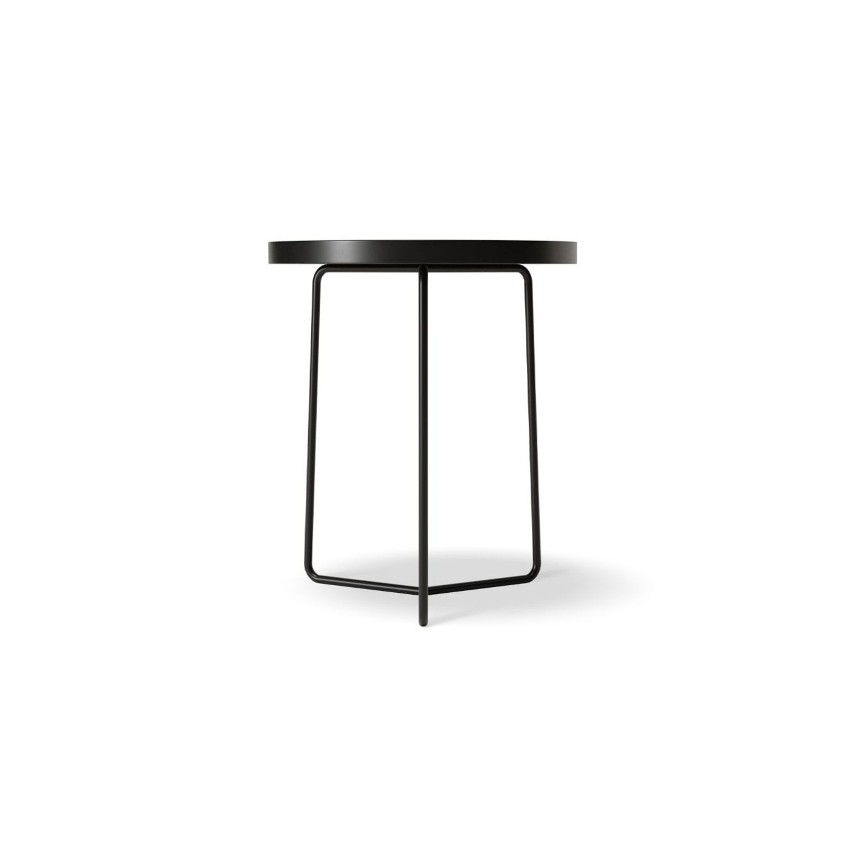 Alora Side Table - Black - Walnut gallery detail image