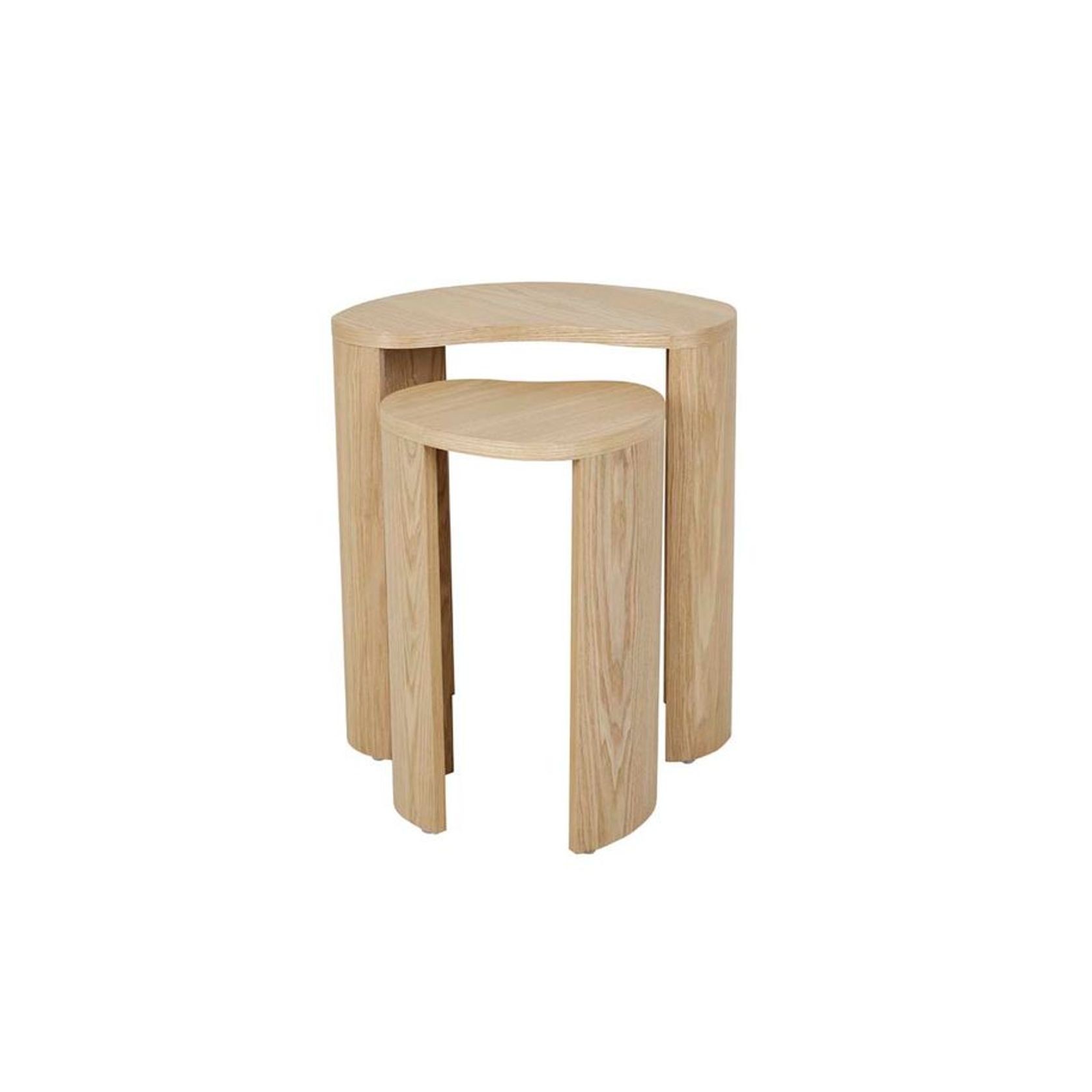 Oberon Curve Nest of 2 Side Tables gallery detail image