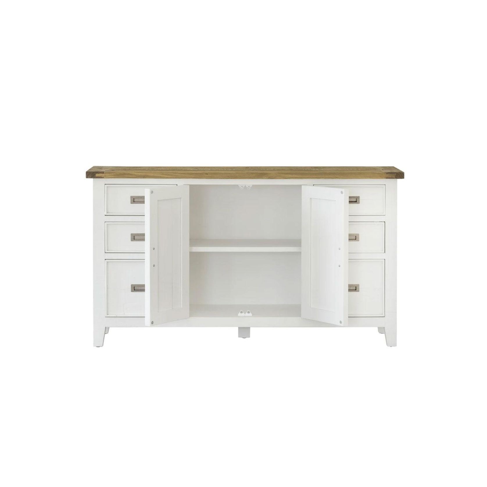 Leura Belle Buffet Sideboard with Natural Timber Top gallery detail image