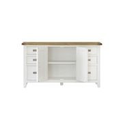 Leura Belle Buffet Sideboard with Natural Timber Top gallery detail image