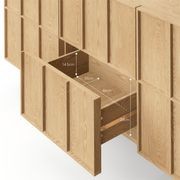 Linea 160cm Sideboard Cabinet Natural Oak | L3 Home gallery detail image