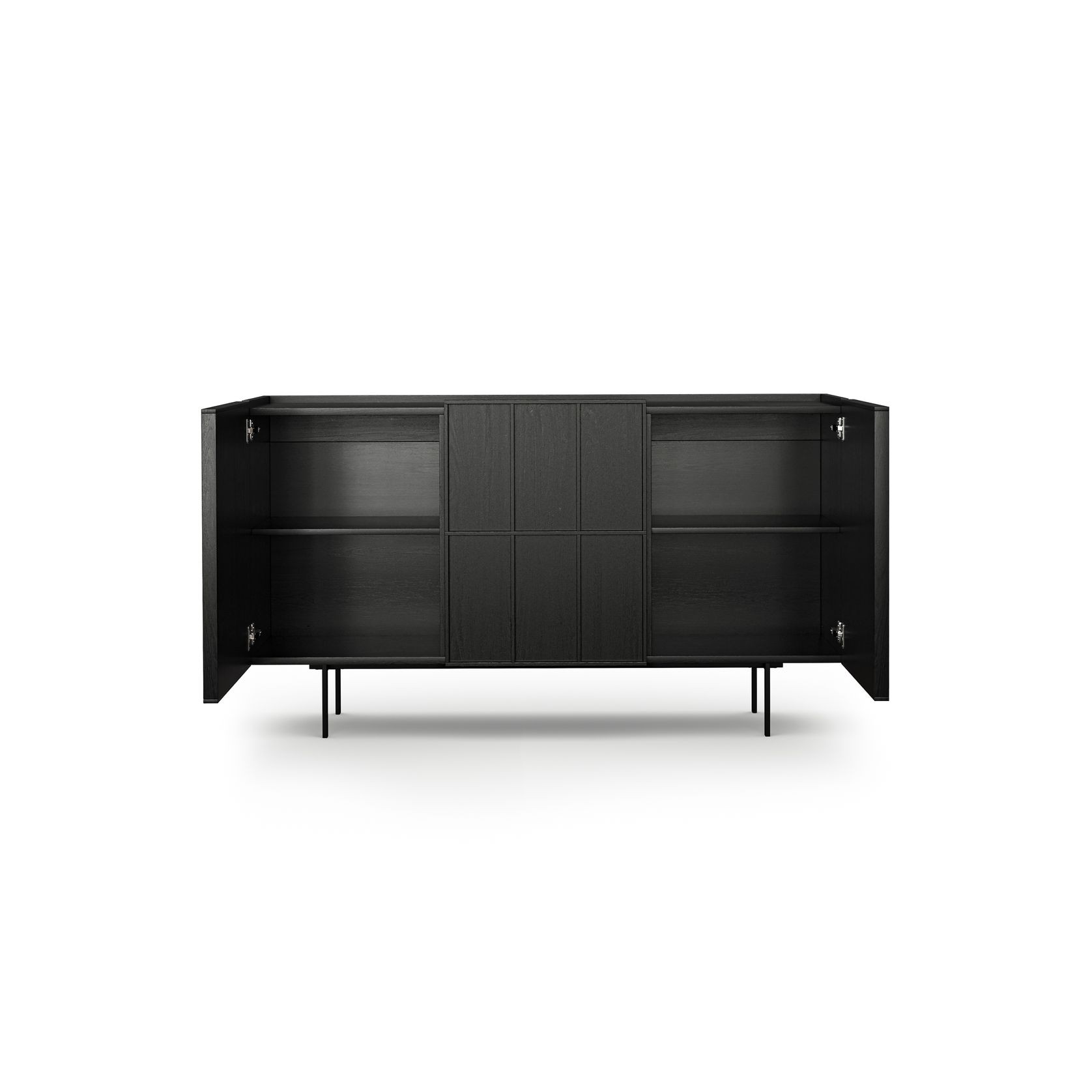 Linea 160cm Sideboard Cabinet Black Oak | L3 Home gallery detail image