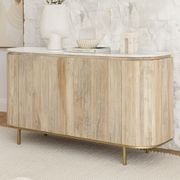 Abbotsbury Indoor Buffet Sideboard with Marble Top gallery detail image