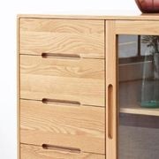 Humbie Neutral Solid Oak Small Sideboard gallery detail image