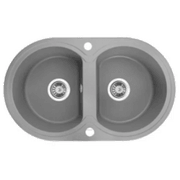 Laveo Granite Stone Sink Double Bowls gallery detail image