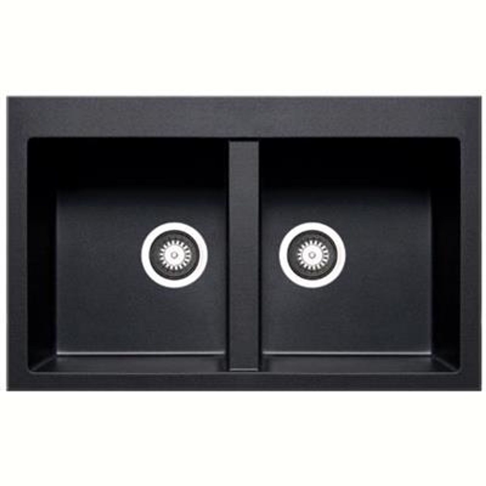 Platinum Quartz (Carbon Black) | 790 Double Bowl T/M gallery detail image