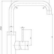 Platinum Squareneck Mixer gallery detail image