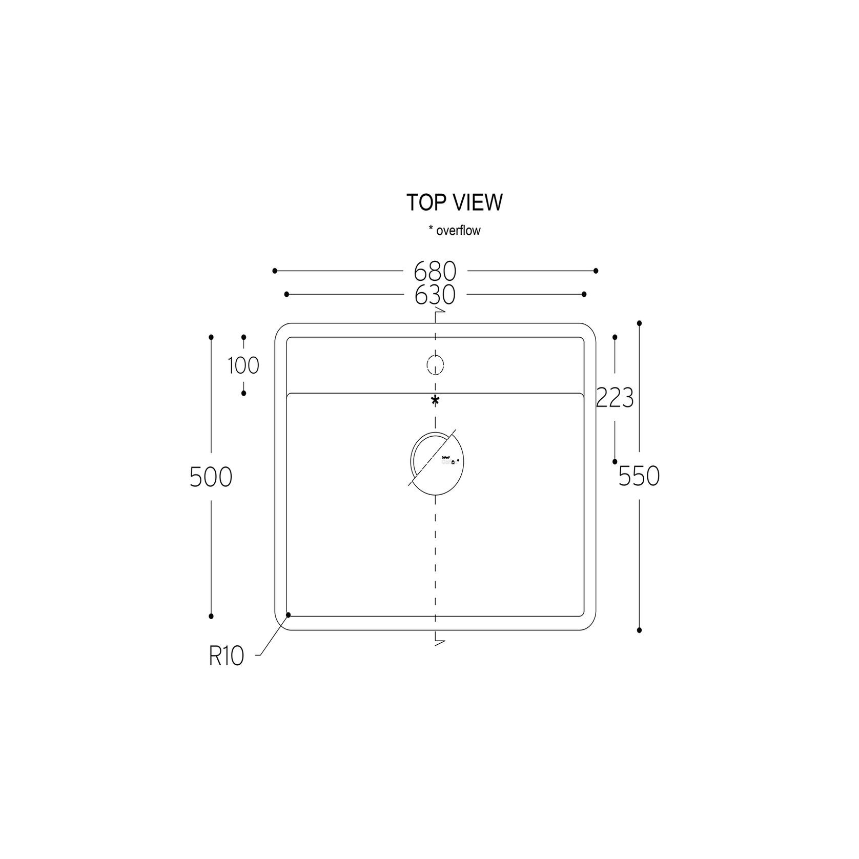 9610 Integrated Sink gallery detail image