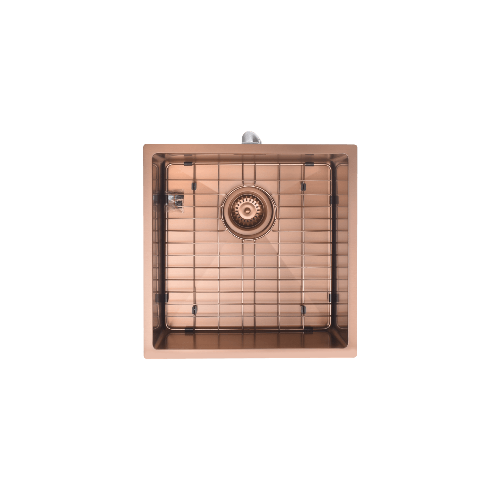 Aspen PVD 400mm Single Kitchen Sink Brushed Copper gallery detail image