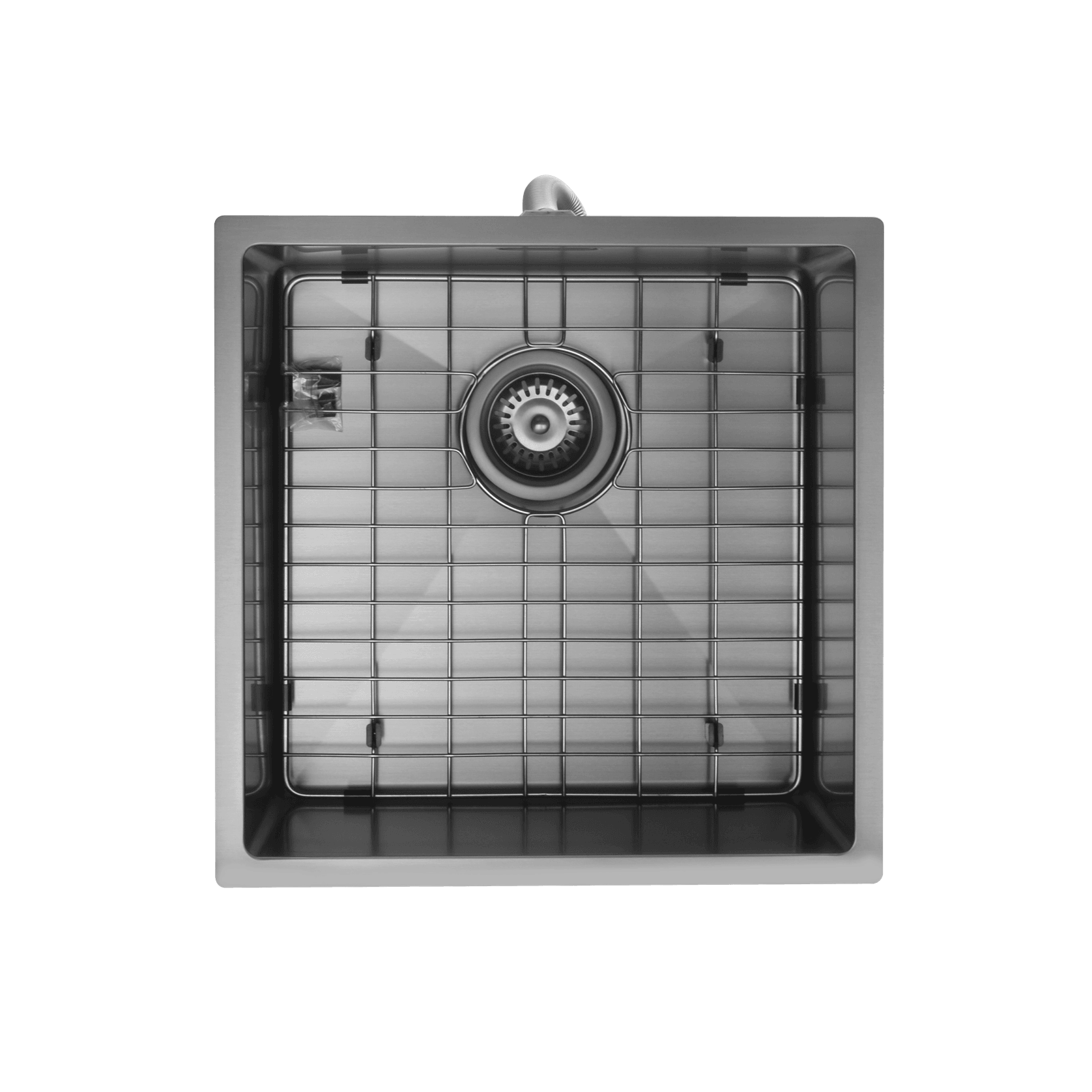 Aspen PVD 400mm Single Kitchen Sink Gun Metal gallery detail image