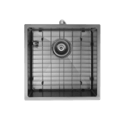 Aspen PVD 400mm Single Kitchen Sink Gun Metal gallery detail image