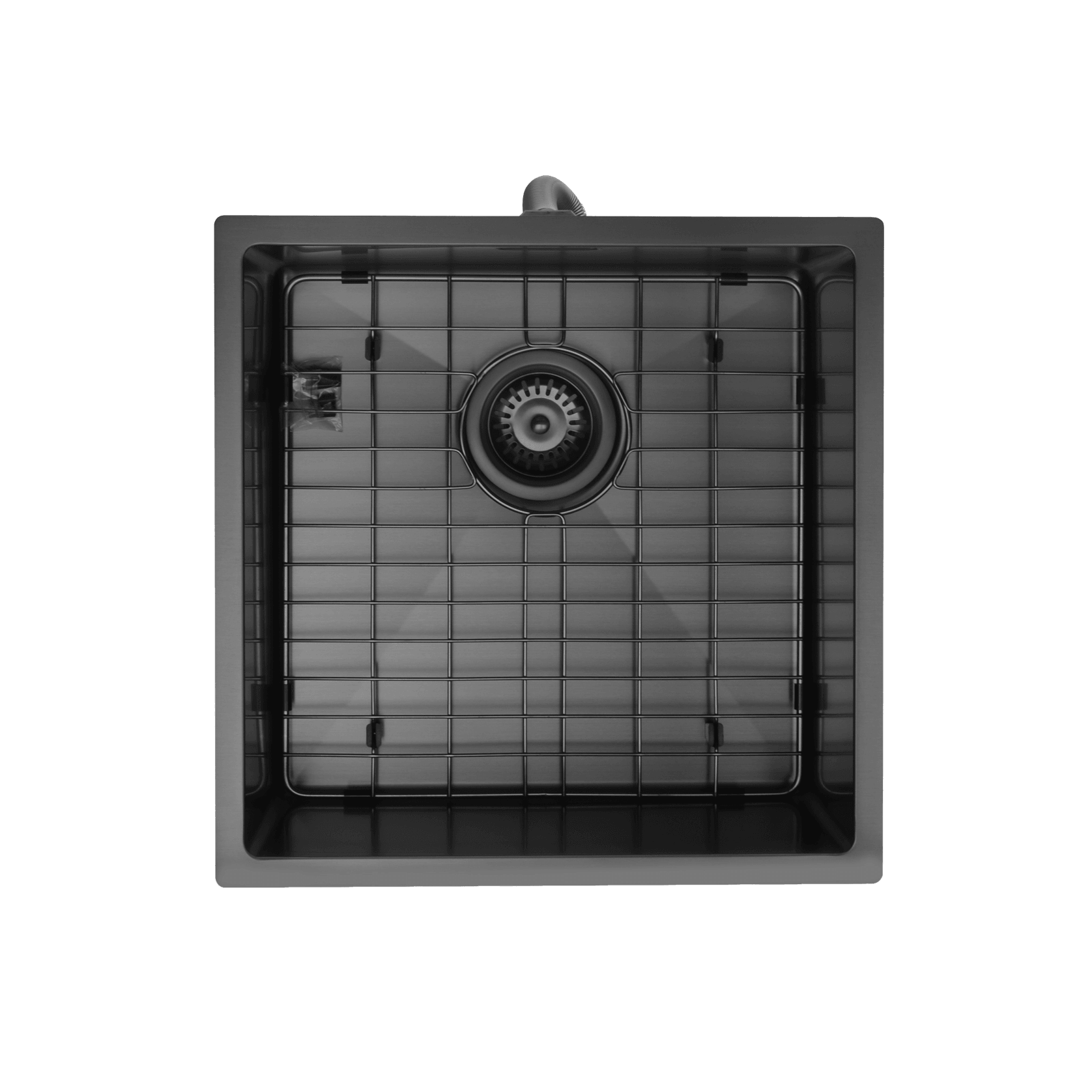 Aspen PVD 400mm Single Kitchen Sink Matte Black gallery detail image