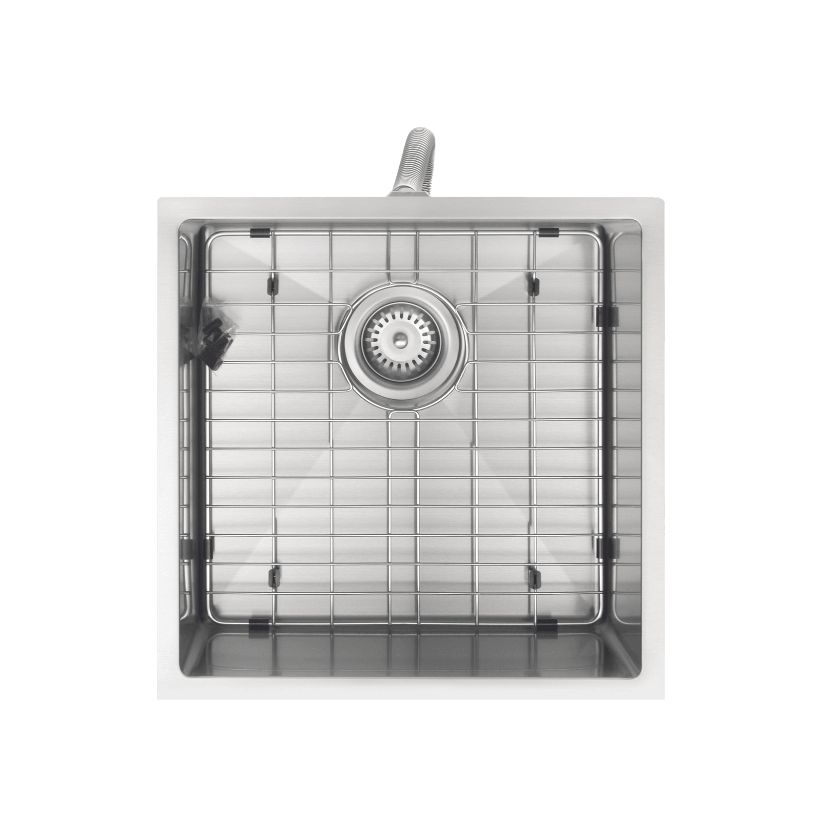 Aspen PVD 400mm Single Kitchen Sink Brushed Stainless gallery detail image