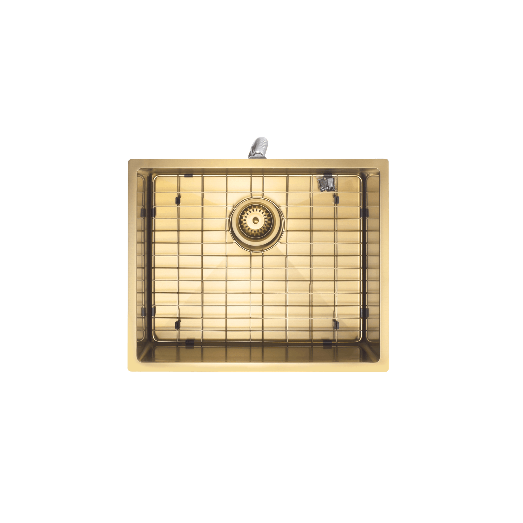 Aspen PVD 500mm Single Kitchen Sink Brushed Brass gallery detail image