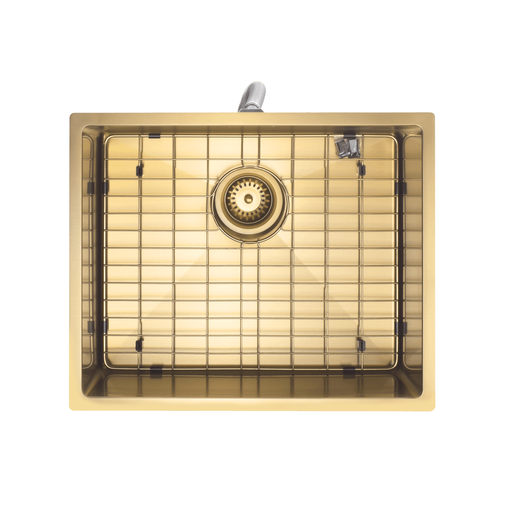 Aspen PVD 500mm Single Kitchen Sink Brushed Brass gallery detail image