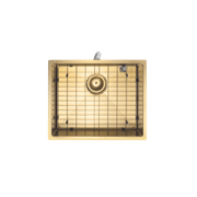 Aspen PVD 500mm Single Kitchen Sink Brushed Brass gallery detail image