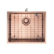 Aspen PVD 500mm Single Kitchen Sink Brushed Copper gallery detail image